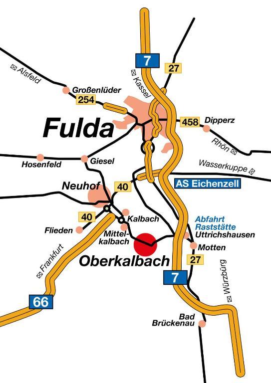 Landgasthof Lang Zum Adler Oberkalbach Buitenkant foto